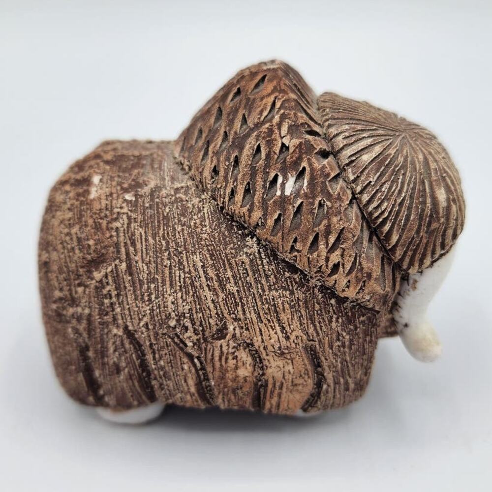 Vintage Artesania Rinconada Handmade Ceramic Musk Ox Retired Collectible Figure - Picture 3 of 7